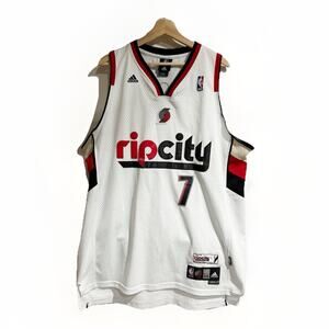 VTG NBA Adidas Portland Trailblazers Brandon Roy Jersey 7 Mens XXL Rip City READ